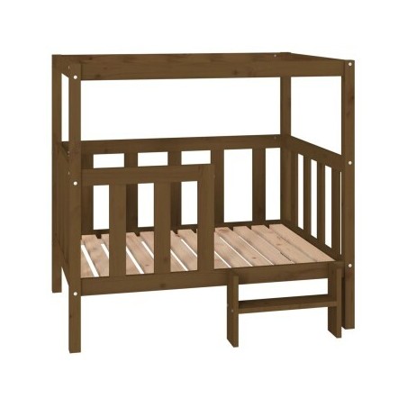 VidaXL erhöhtes Hundebett aus Kiefernholz braun 83,5 cm, 1 m, 83,5 cm