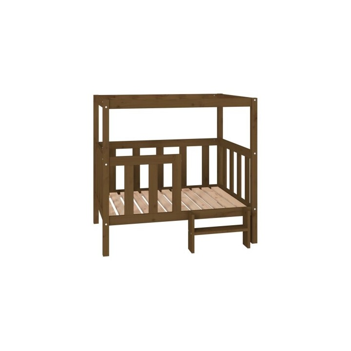 VidaXL erhöhtes Hundebett aus Kiefernholz braun 83,5 cm, 1 m, 83,5 cm
