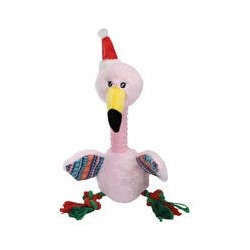 Nobby Weihnachts-Flamingo mit Seil
