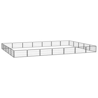 VidaXL Hunde Laufstall / Freilaufgehege 7 m, 5 m, 50 cm