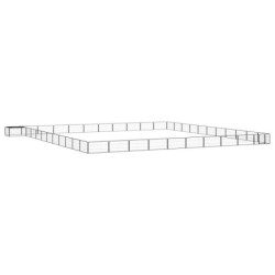 VidaXL Hunde Laufstall / Freilaufgehege mit Unterstand 11 m, 11 m, 50 cm