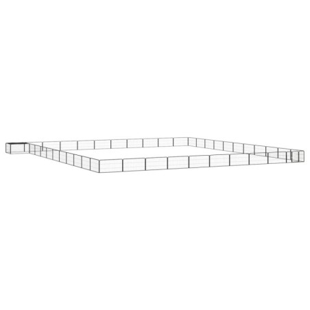 VidaXL Hunde Laufstall / Freilaufgehege mit Unterstand 11 m, 11 m, 50 cm