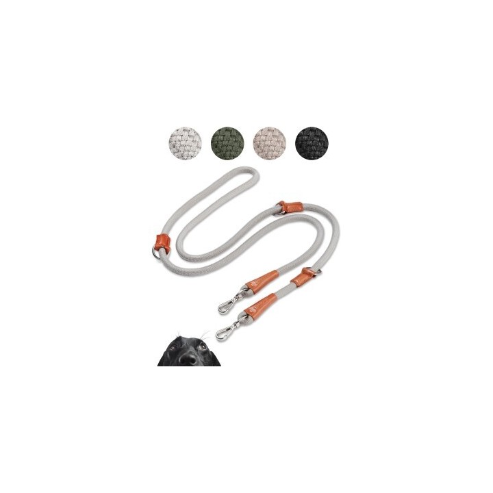 PIUPET Hundeleine grau