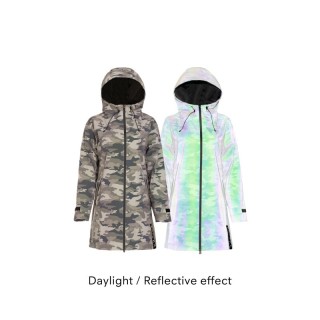 Paikka Visibility Damen Regenjacke leo M - INT