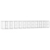 VidaXL Outdoor-Hundezwinger Stahl mit Dach