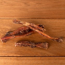alsa-nature Hirsch-Sehnen Kauartikel, 200 g, Länge: ca. 20 cm, Hundefutter
