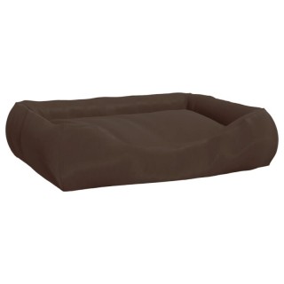 VidaXL Hundebett mit Kissen Oxford-Gewebe braun 58 cm, 18 cm, 75 cm