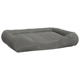 VidaXL Hundebett mit Kissen Oxford-Gewebe grau 75 cm, 19 cm, 89 cm