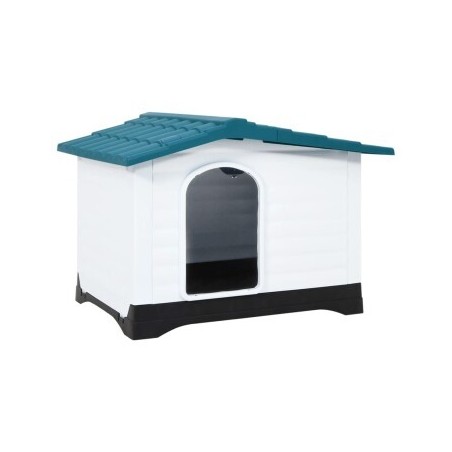 VidaXL Hundehütte aus Polypropylen blau 90,5 cm, 68 cm, 66 cm