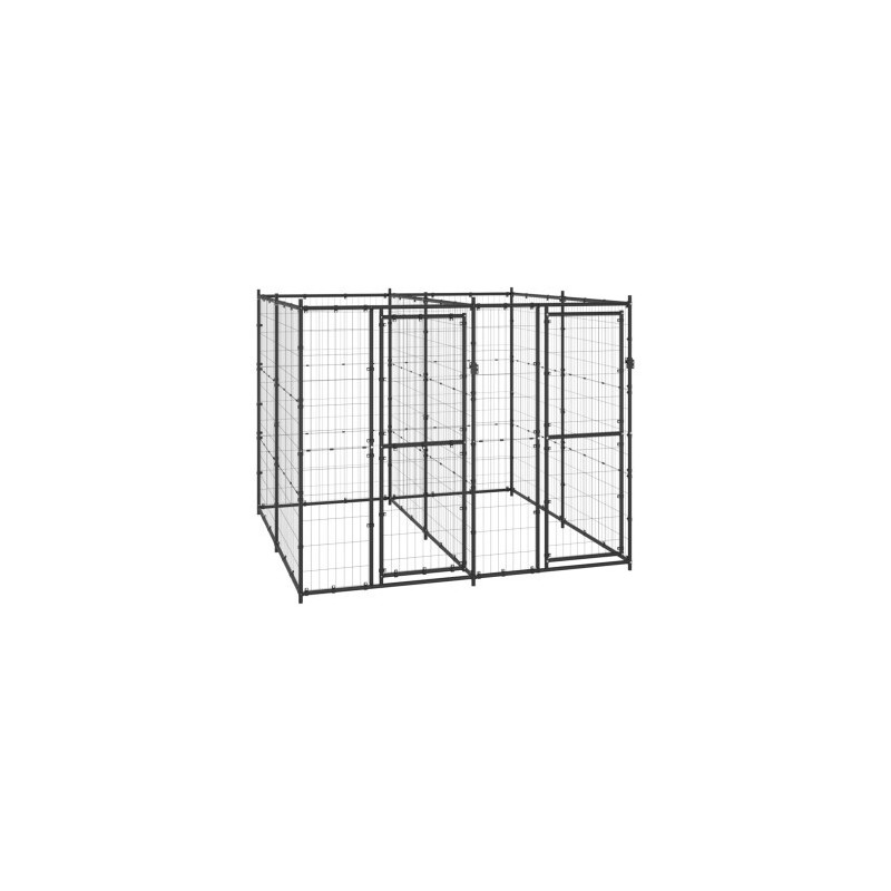 VidaXL Hundehütte 2,2 m, 2,2 m, 1,8 m