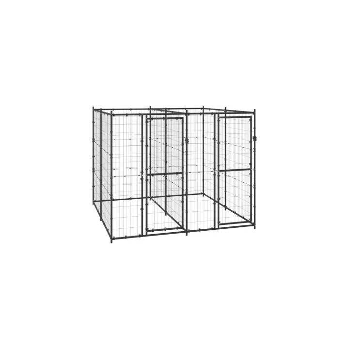 VidaXL Hundehütte 2,2 m, 2,2 m, 1,8 m