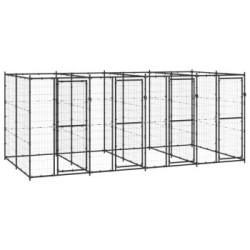 VidaXL Hundehütte 4,4 m, 2,2 m, 1,8 m