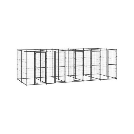 VidaXL Hundehütte 5,5 m, 2,2 m, 1,8 m