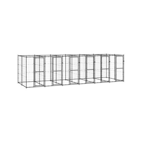 VidaXL Hundehütte 6,6 m, 2,2 m, 1,8 m