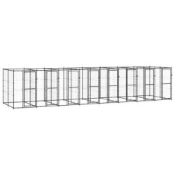 VidaXL Hundehütte 8,8 m, 2,2 m, 1,8 m