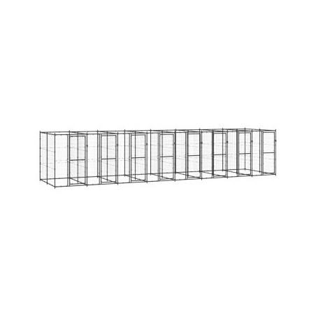 VidaXL Hundehütte 8,8 m, 2,2 m, 1,8 m
