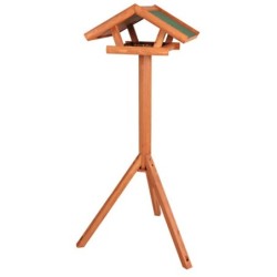 Trixie natura Vogelfutterhaus zum Aufstellen braun