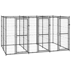 VidaXL Hundehütte 3,3 m, 2,2 m, 1,8 m