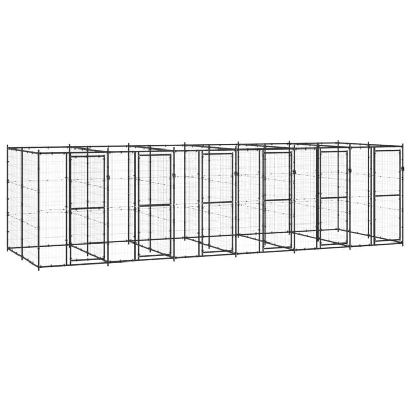 VidaXL Hundehütte 6,6 m, 2,2 m, 1,8 m