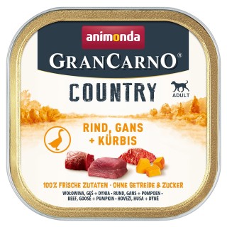 animonda GranCarno Adult Country 22 x 150 g - Rind, Gans & Kürbis