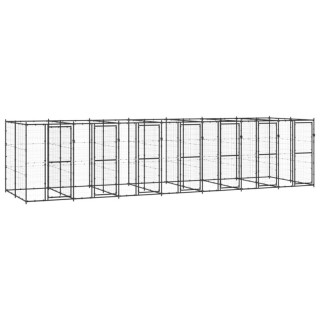 VidaXL Hundehütte 7,7 m, 2,2 m, 1,8 m