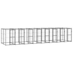 VidaXL Hundehütte 8,8 m, 2,2 m, 1,8 m