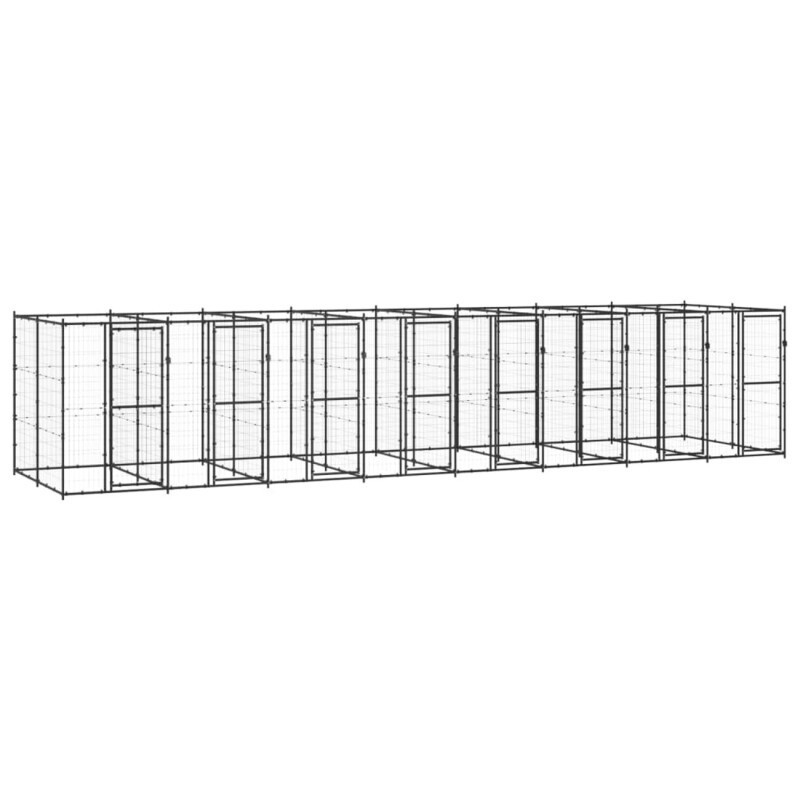 VidaXL Hundehütte 8,8 m, 2,2 m, 1,8 m