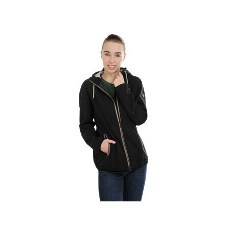 Knuffelwuff Damen Softshell Jacke Manhattan schwarz 38 - EU
