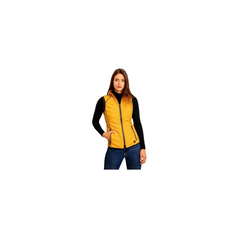 Knuffelwuff Damen Weste Riverside gelb 38 - EU