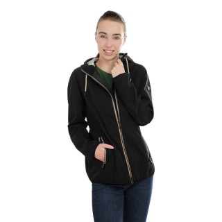 Knuffelwuff Damen Softshell Jacke Manhattan schwarz 36 - EU