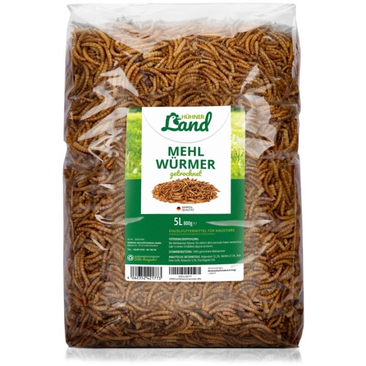 HÜHNER Land Edel Mehlwürmer 800g
