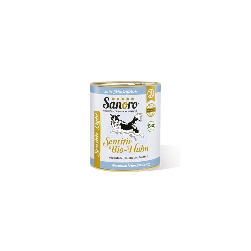 Sanoro Sensitiv BIO-Huhn mit BIO-Gemüse 6x800g