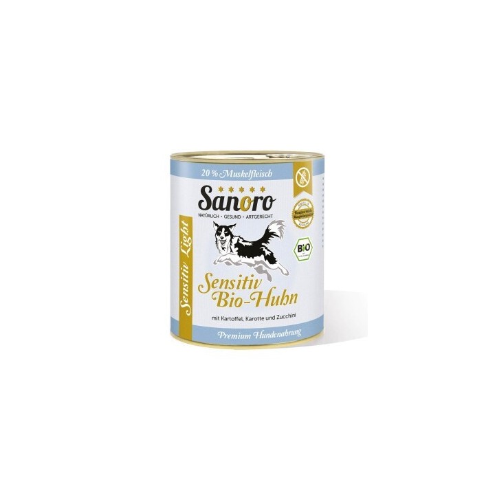 Sanoro Sensitiv BIO-Huhn mit BIO-Gemüse 6x800g