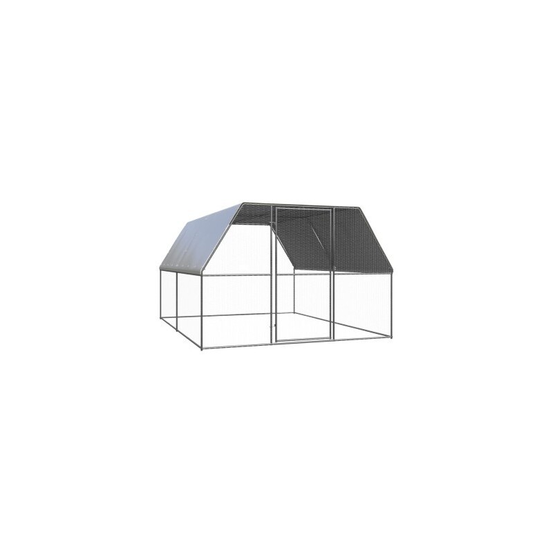 VidaXL Outdoor Hühnerkäfig / Hühnerstall mit Komplettüberdachung 3 m, 4 m, 2 m