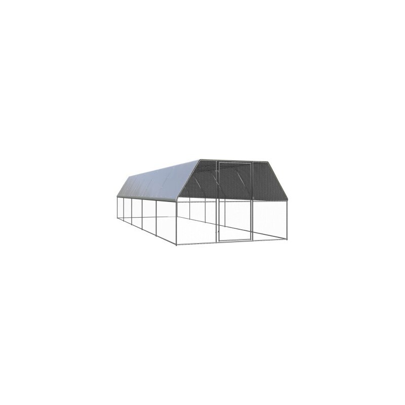 VidaXL Outdoor Hühnerkäfig / Hühnerstall mit Komplettüberdachung 3 m, 1 m, 2 m