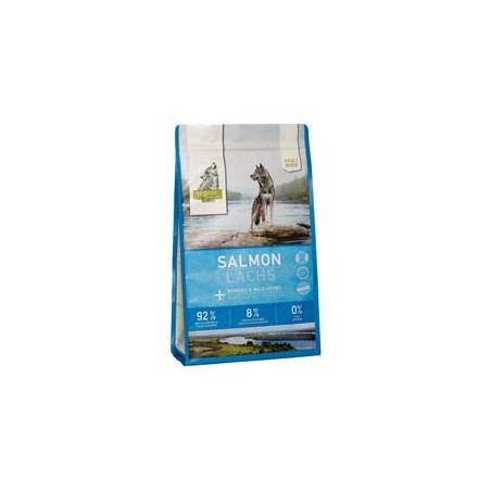 isegrim® RIVER Lachs mit Beeren & Wildkräutern Trockenfutter, 3 kg, Hundefutter trocken
