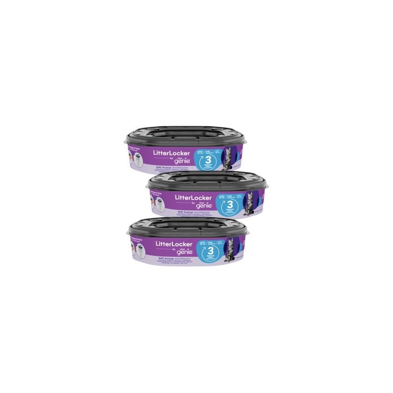 LitterLocker by Litter Genie XL-Nachfüllkassette 3 Stück