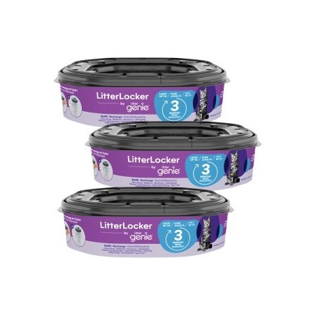 LitterLocker by Litter Genie XL-Nachfüllkassette 3 Stück