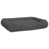 VidaXL Hundebett mit Kissen Oxford-Gewebe dunkelgrau 75 cm, 19 cm, 89 cm