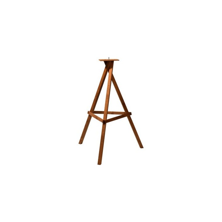 Dobar Brauner Vogelhausständer Rustikal Kiefer