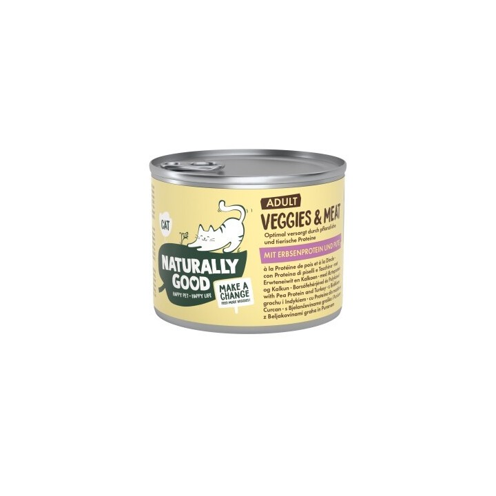 Naturally Good Veggies & Meat Erbsenprotein & Pute 6x200 g