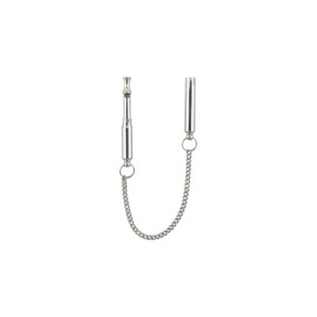 ACME Silent Hundepfeife silber, Länge: ca. 8 cm