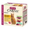 animonda Carny Nassfutter Katze Adult, Mixpaket Geflügel-Vielfalt 8x85 g