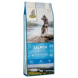 isegrim® RIVER Lachs mit Beeren & Wildkräutern Trockenfutter, 12 kg, Hundefutter trocken