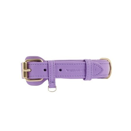 William Walker Hundehalsband Plain Lavender XL