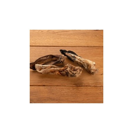 alsa-nature Lamm-Ohren mit Fell Kauartikel, 200 g, Länge: ca. 15 cm, Durchmesser:  ca. 3 cm, Hundefutter
