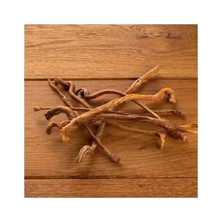 alsa-nature Lamm-Ziemer Kauartikel, 200 g, Länge: ca. 20 - 25 cm, Durchmesser:  ca. 0,5 - 1 cm, Hundefutter