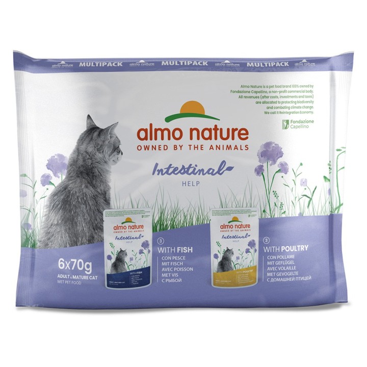 Almo Nature Holistic Intestinal Help 6 x 70 g Geflügel & Fisch