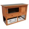 Flamingo-Paulchen FLAMINGO Kaninchenstall "Loft Cottage" braun