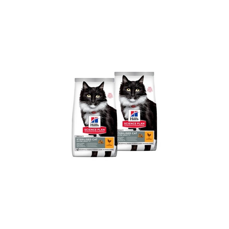 Hill's Science Plan Sterilised Mature Adult 7+ mit Huhn 2x3 kg